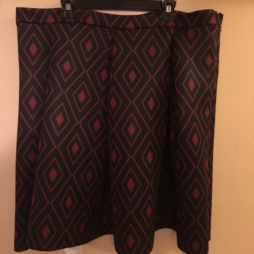 - Ashley Stewart tribal skirt. Scuba fabric